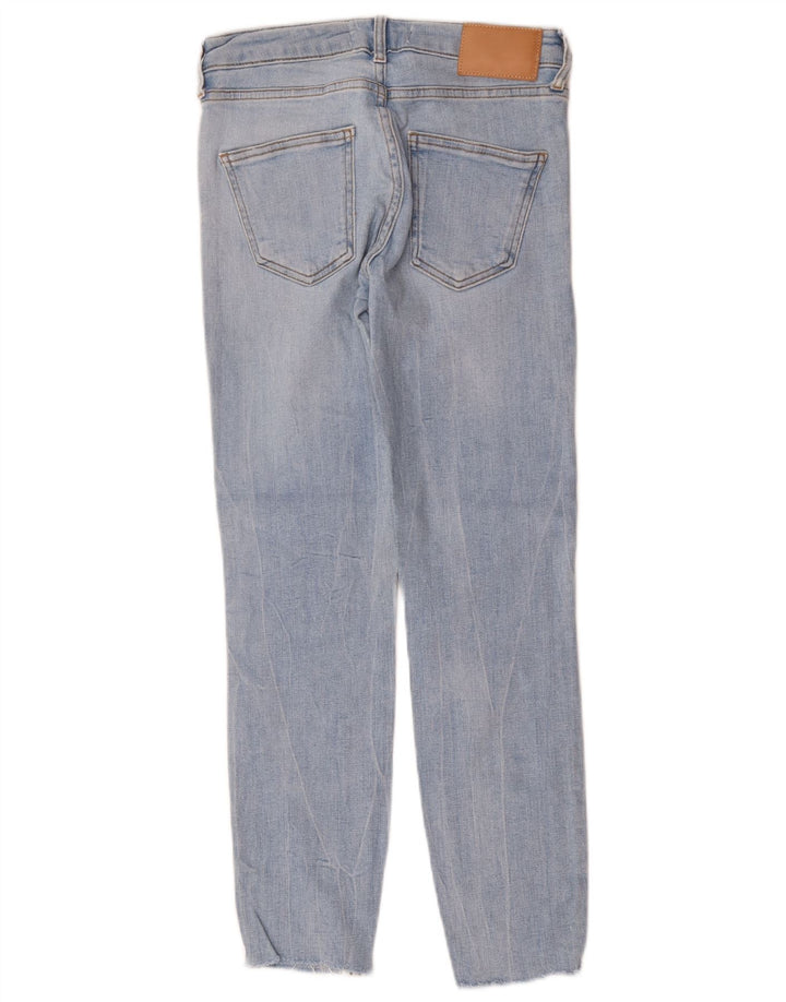 Jeans slim da donna Zara EU 38 Small W28 L27 Cotone blu