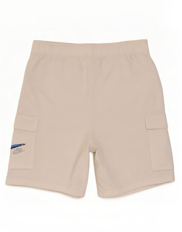Pantaloncini sportivi cargo da uomo Nike grandi in cotone bianco