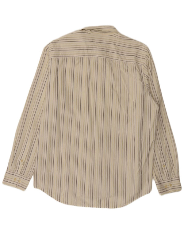 Camicia Timberland da uomo vestibilità regolare XL cotone a righe bianche