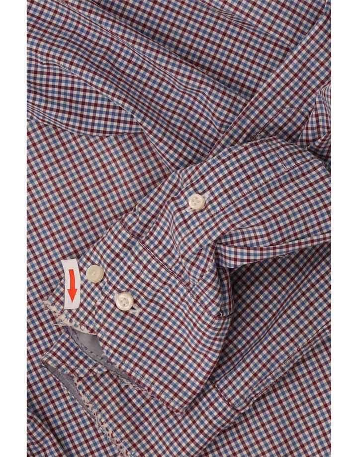 Camicia da uomo Massimo Dutti a quadri blu grandi