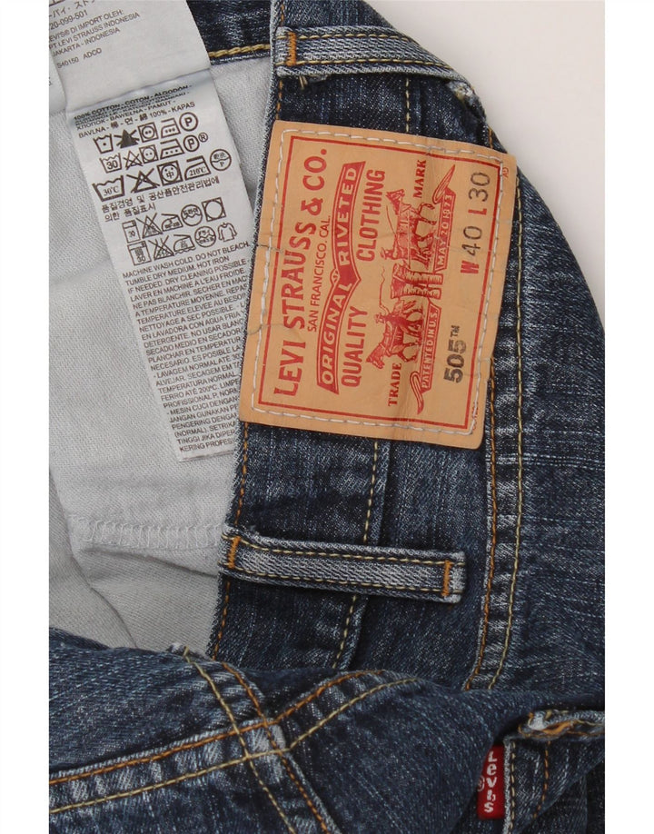 Levi's Uomo 505 Jeans dritti W40 L30 Cotone Blu