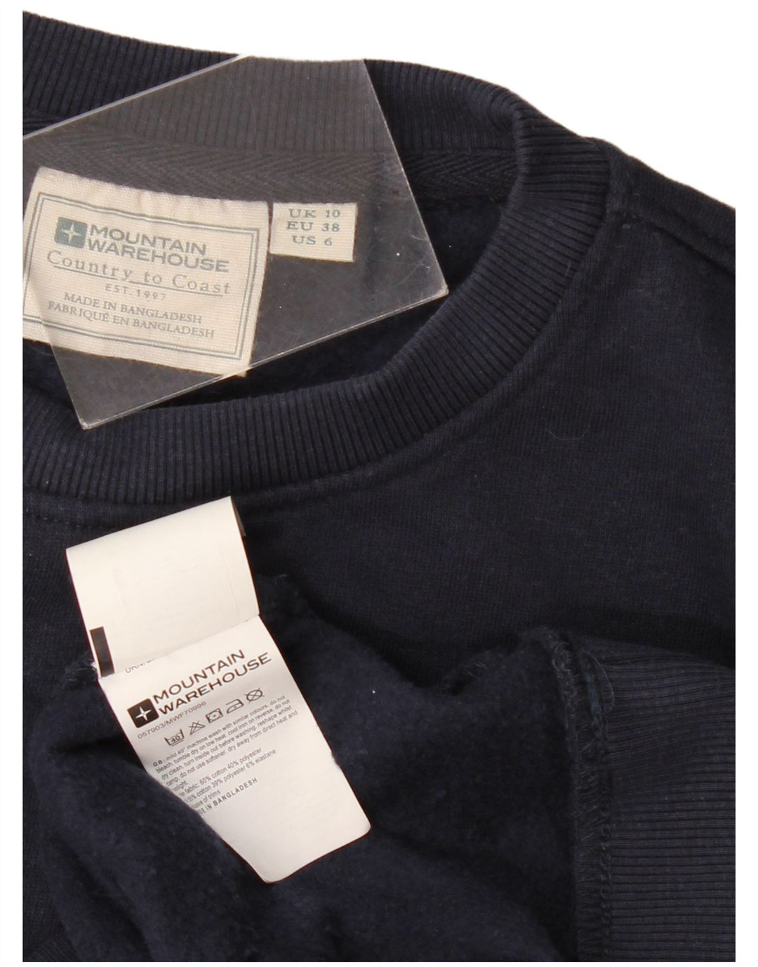 Felpa oversize da donna Mountain Warehouse UK 10 Small Blu Navy