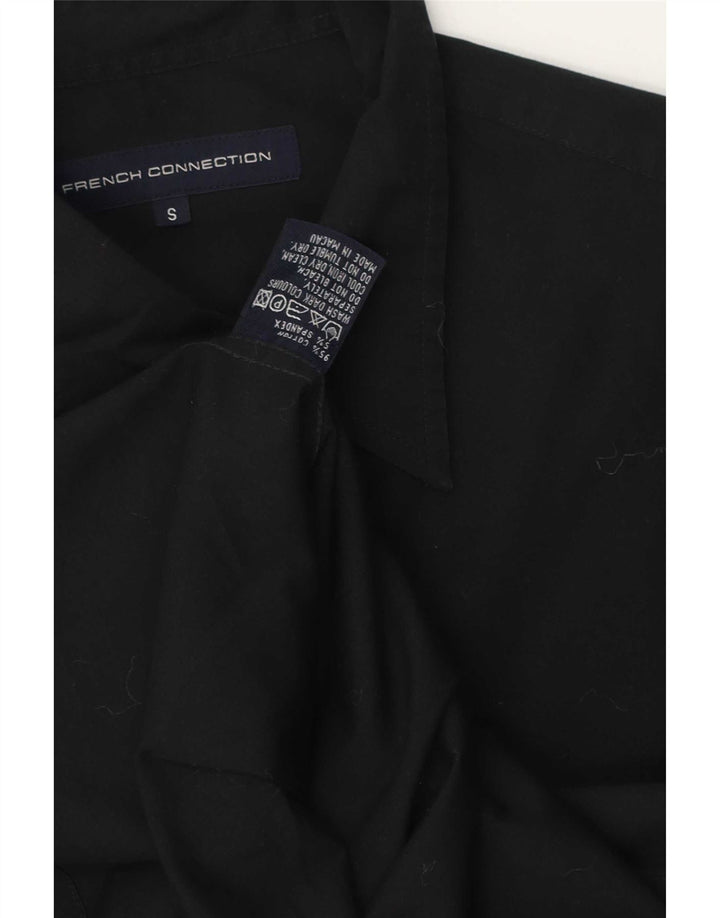 Camicia da uomo French Connection piccola in cotone nero