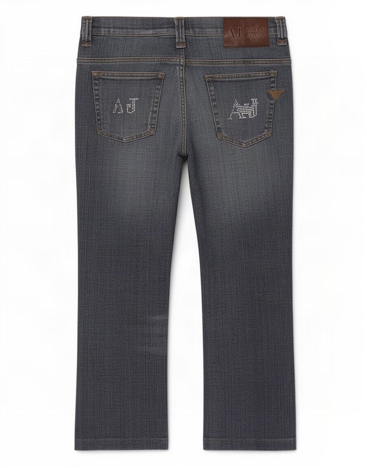 Jeans Capri da donna Armani W28 L22 cotone blu