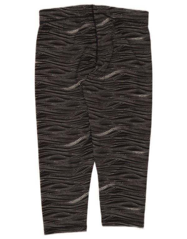 Leggings Capri da donna Puma UK 14 poliestere a righe nere medie