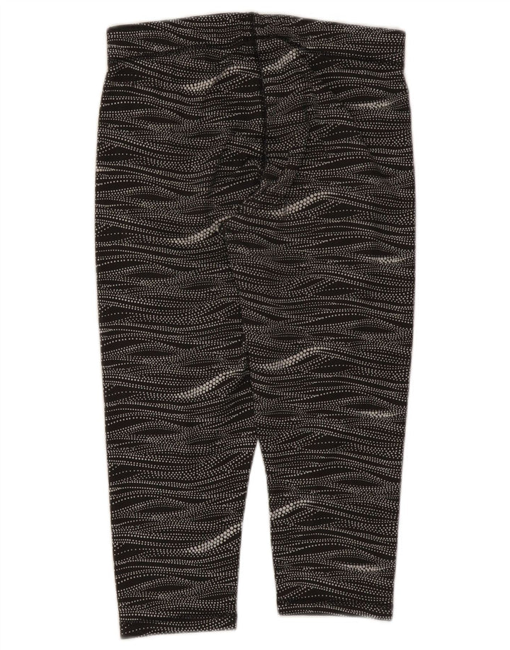 Leggings Capri da donna Puma UK 14 poliestere a righe nere medie
