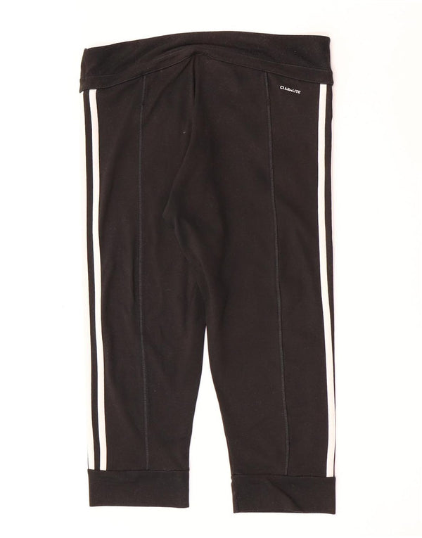 Leggings Adidas Climalite Capri da donna UK 12/14 Poliestere nero medio