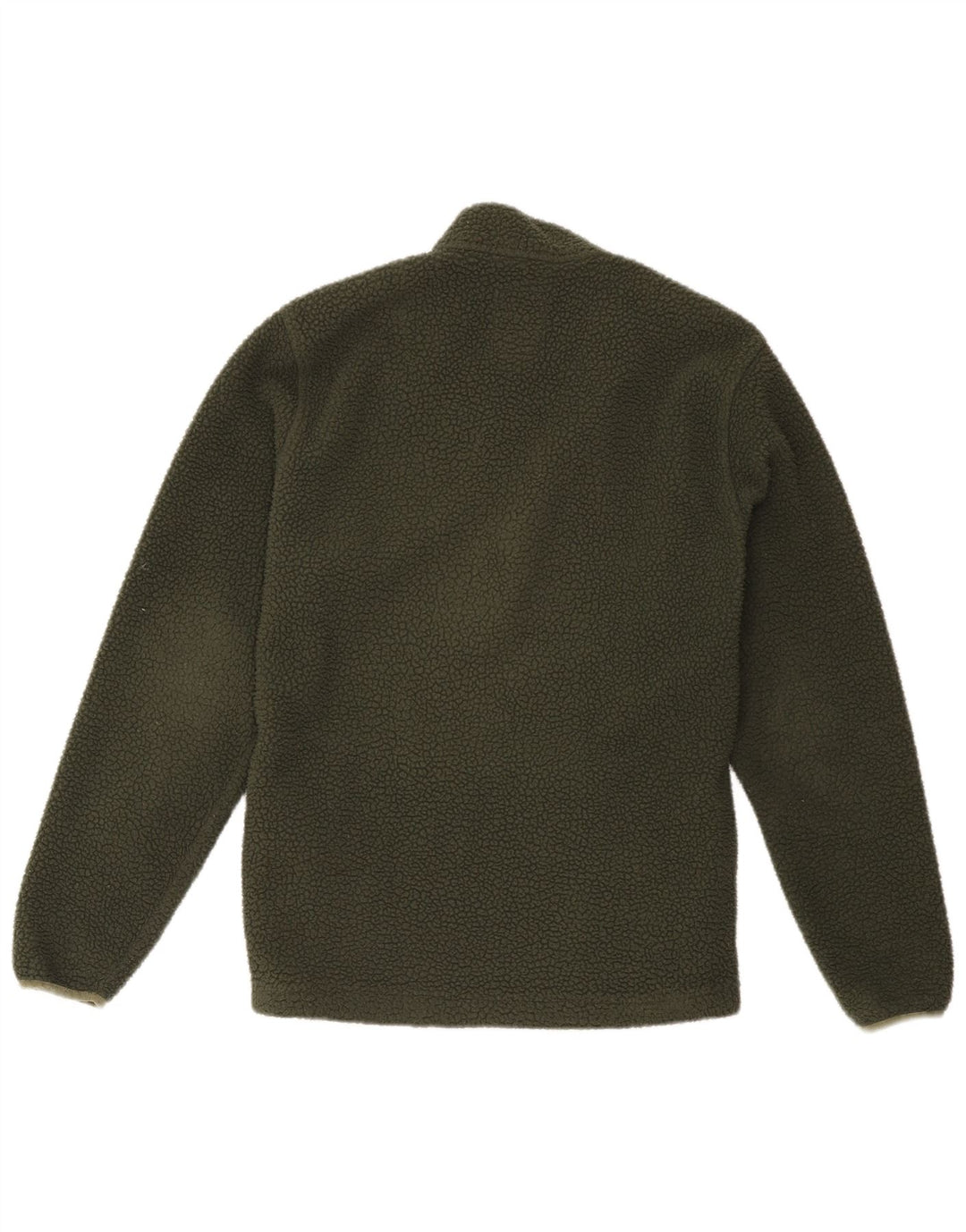 Timberland Maglione in pile da uomo con zip e collo piccolo poliestere verde