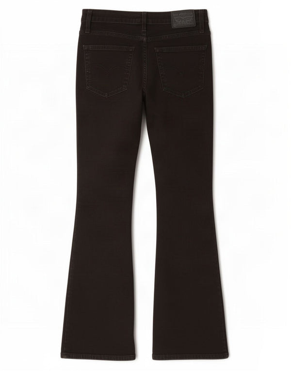 Jeans Levi's da donna 725 bootcut a vita alta W29 L29 cotone nero