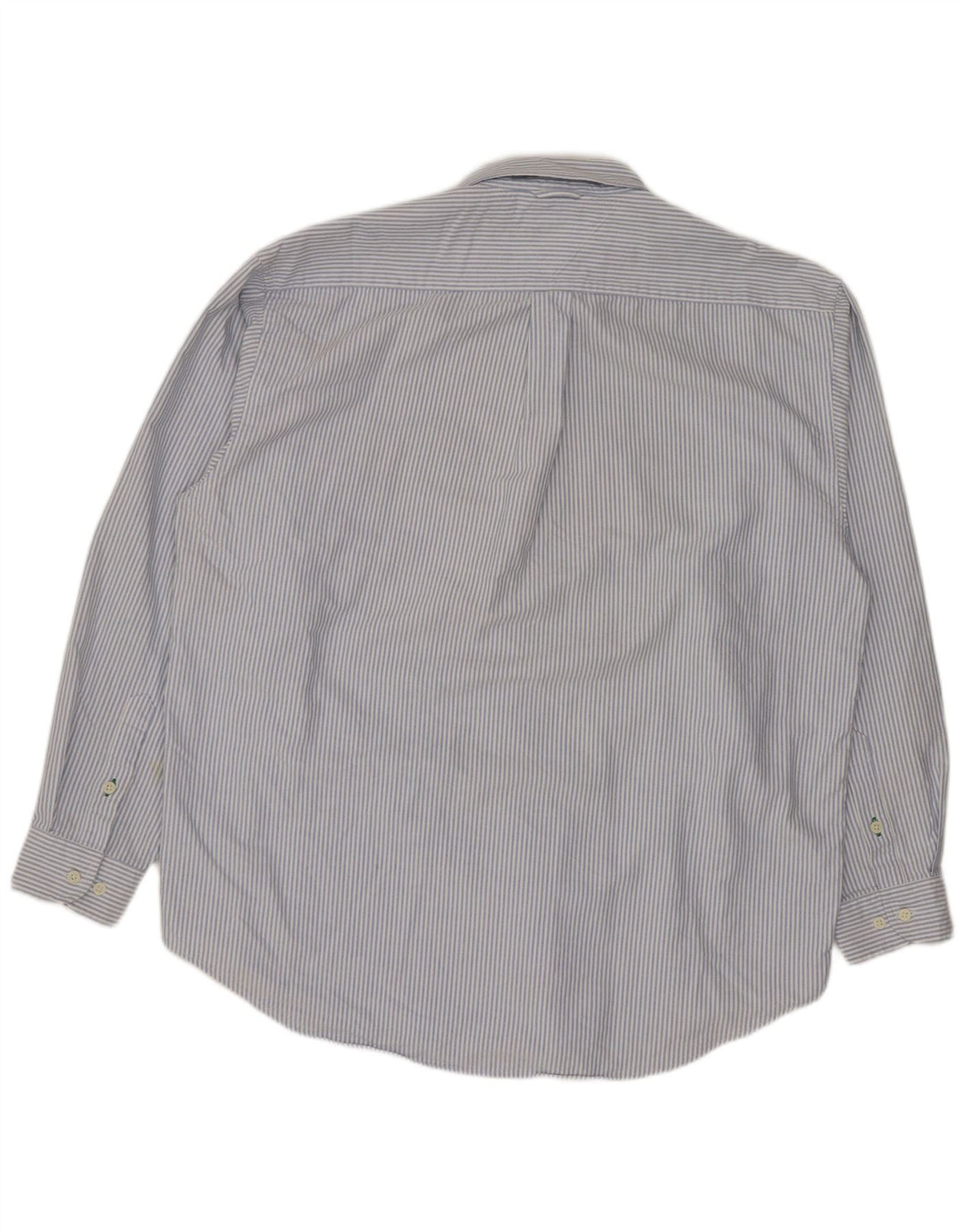 Camicia da uomo Tommy Hilfiger in cotone gessato blu medio