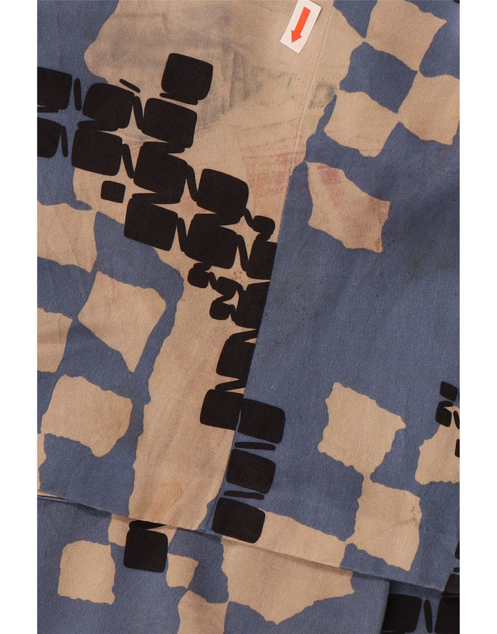 Set gonna 2 pezzi da donna LES COPAINS IT 42 medio W28 seta geometrica blu