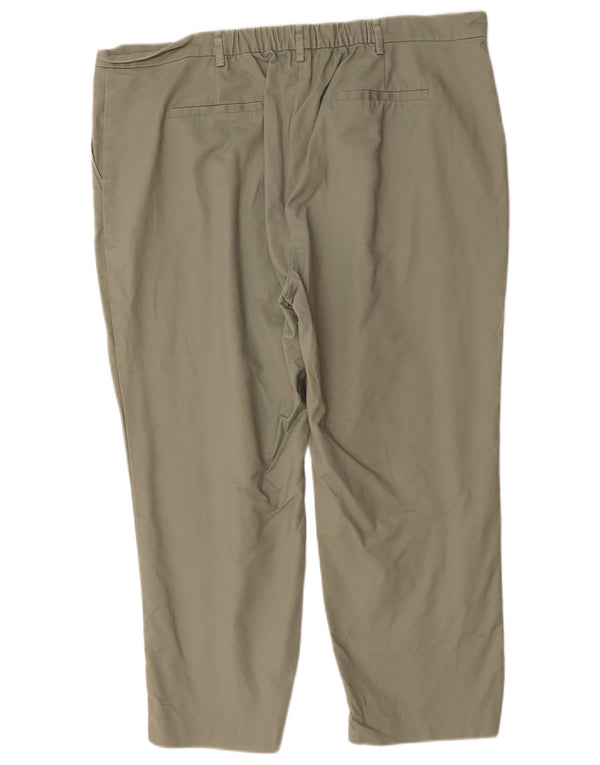 Pantaloni corti da donna Marks & Spencer UK 20 2XL W40 L25 Cotone kaki
