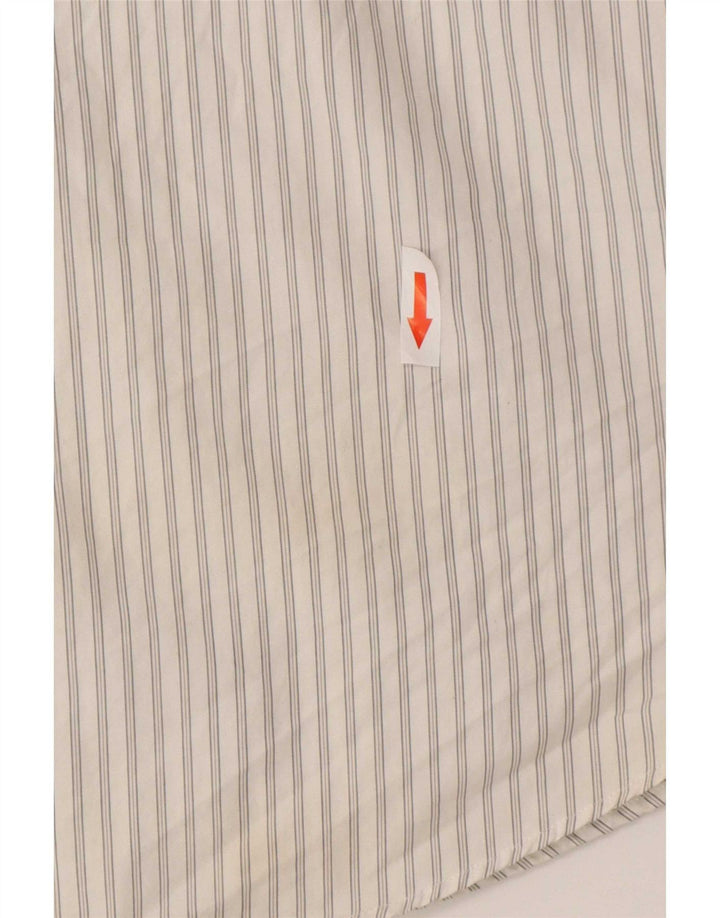 Camicia da uomo Jack & Jones in cotone gessato bianco medio