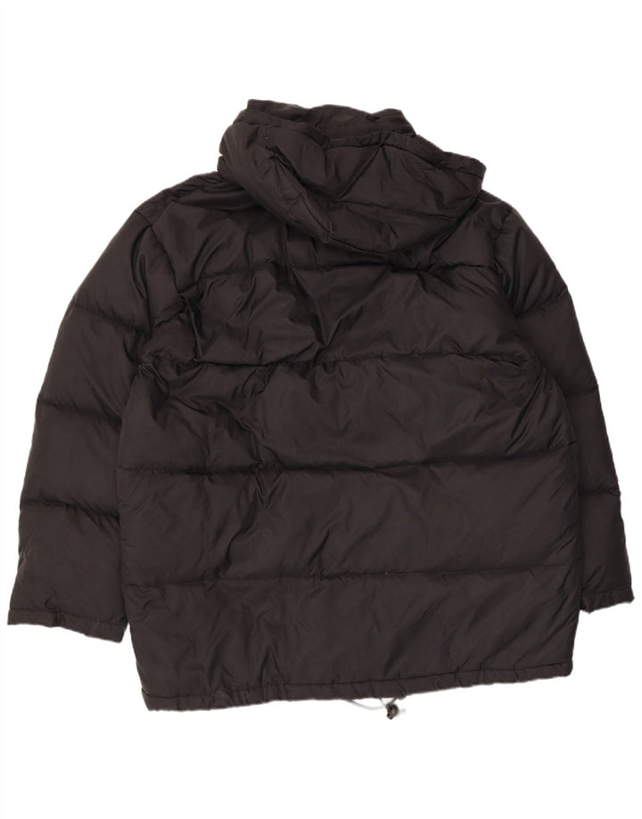 Giacca imbottita con cappuccio da uomo Champion UK 38 nylon nero medio