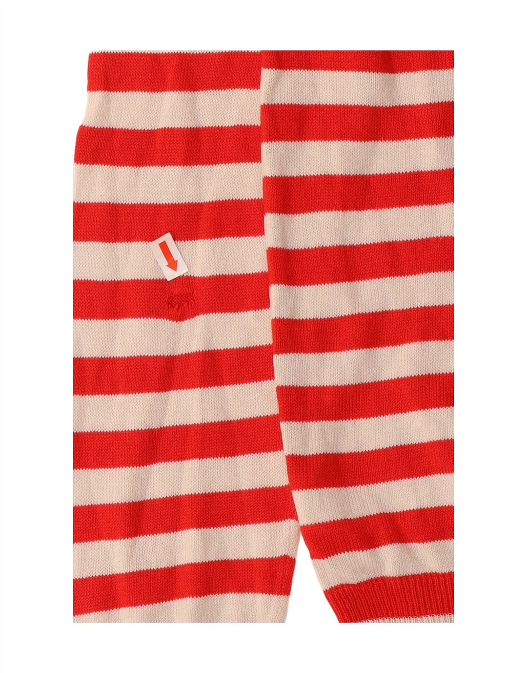 Maglione maglione girocollo da donna Marks & Spencer UK 14 a righe rosse medie