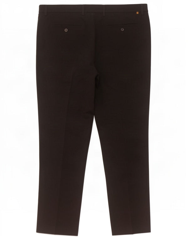 Pantaloni chino slim fit classici da uomo Farah W40 L31 poliestere nero