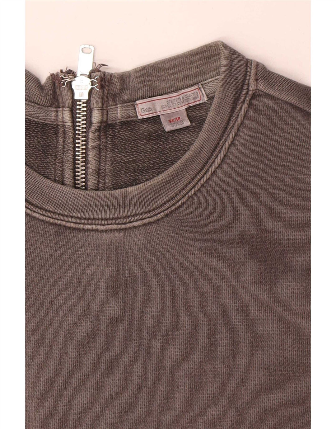 Abito basic a maniche lunghe da donna Gap UK 6 XS cotone grigio