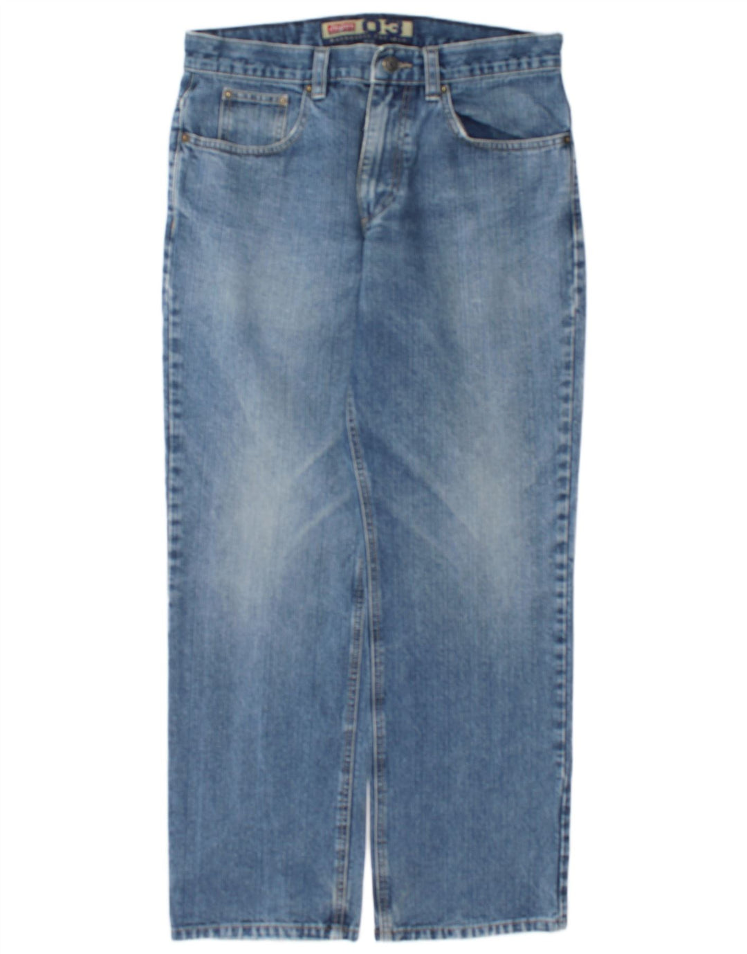 Jeans dritti da uomo Jinglers W34 L30 cotone blu
