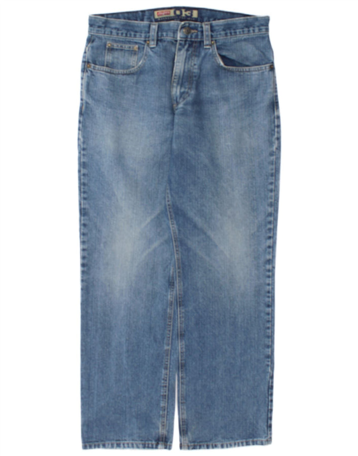 Jeans dritti da uomo Jinglers W34 L30 cotone blu