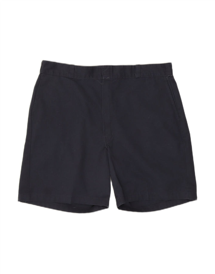 DICKIES Mens Chino Shorts W40 XL Navy Blue Polyester