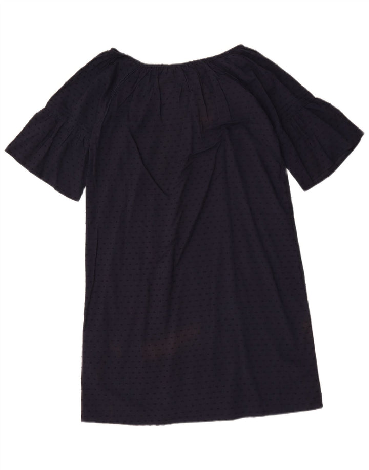 Crew Clothing Abito a trapezio da donna UK 12 Medio Blu navy maculato