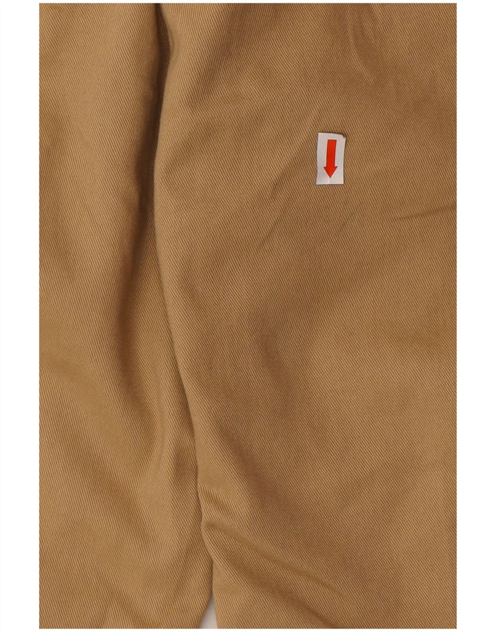 Pantaloni da abito dritti da donna LEVI'S W28 L28 in cotone beige
