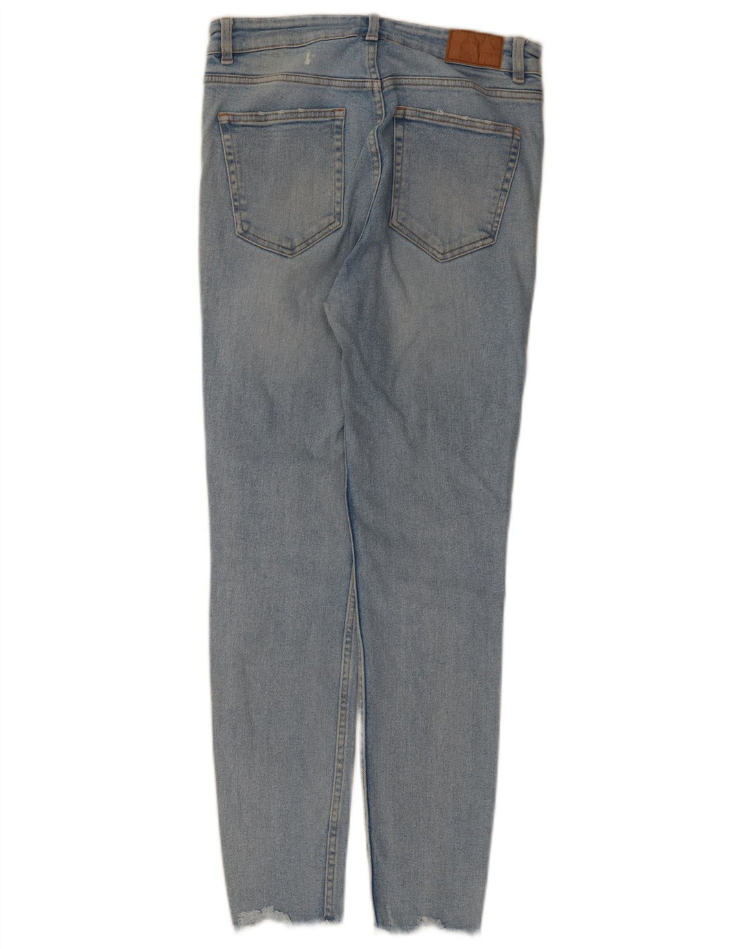 Jeans skinny effetto invecchiato Zara da donna EU 40 medio W30 L27 blu