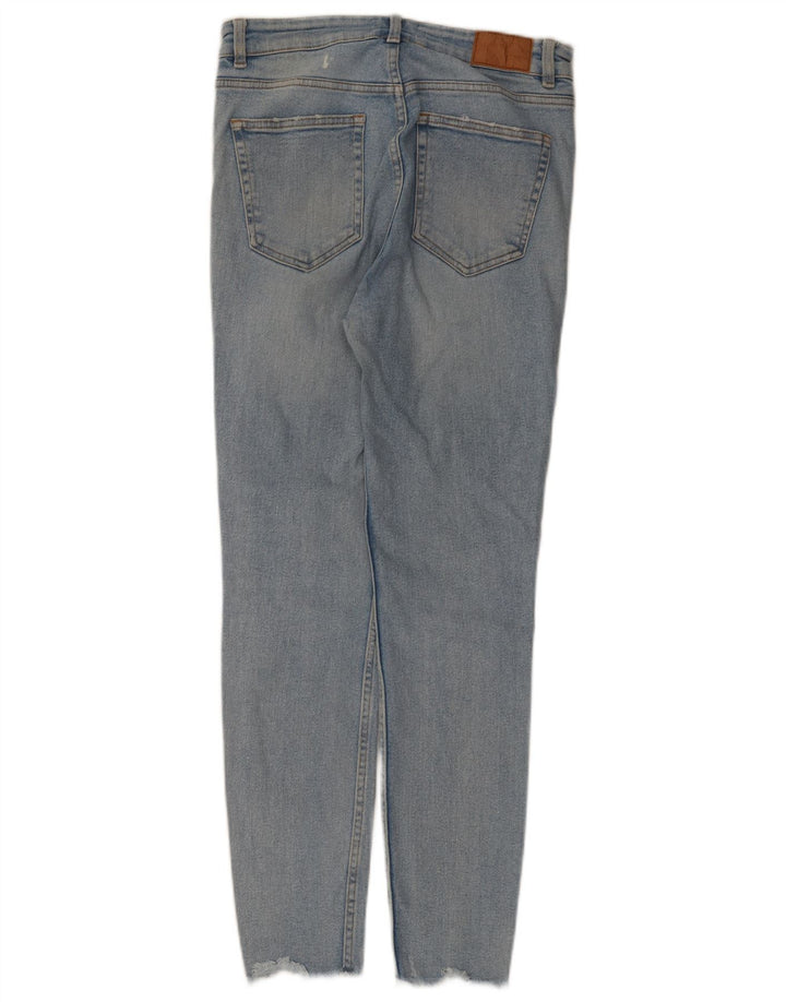 Jeans skinny effetto invecchiato Zara da donna EU 40 medio W30 L27 blu