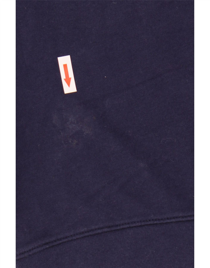 Levi's Donna Felpa Oversize con Grafica Maglione UK 10 Small Blu Navy