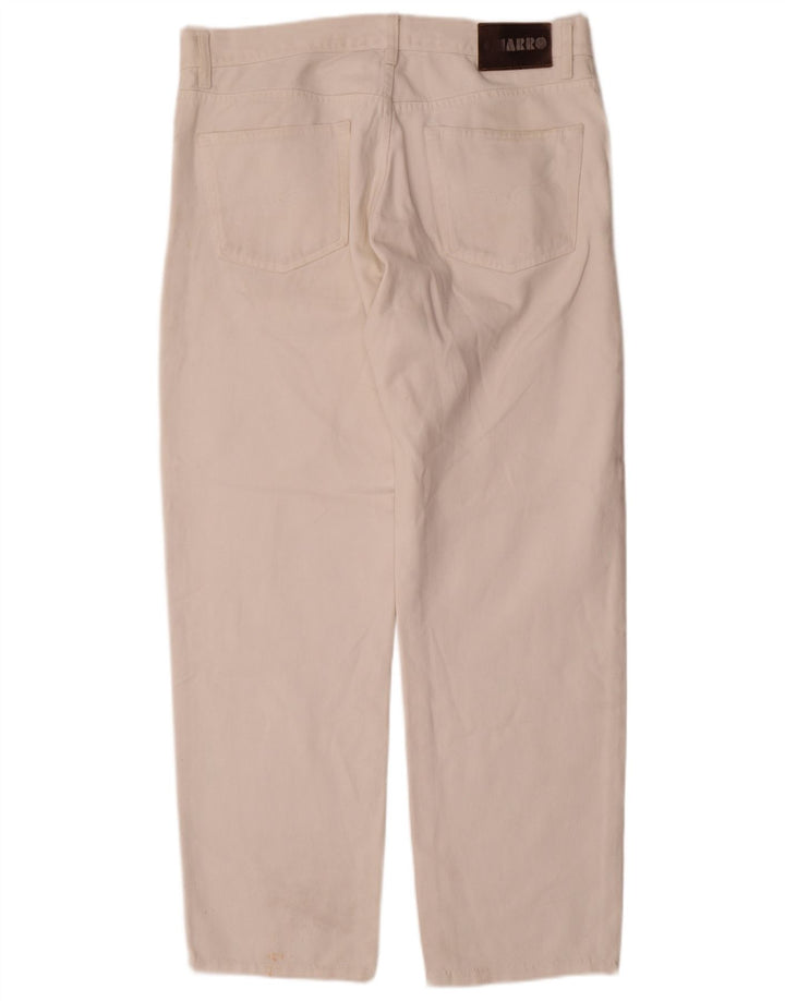 Jeans dritti da uomo Charro W38 L30 cotone bianco