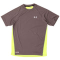 Maglietta Under Armour da uomo Heat Gear Top grigio medio color block
