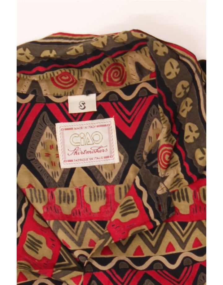 Camicia da uomo a maniche corte Ciao piccolo patchwork multicolore