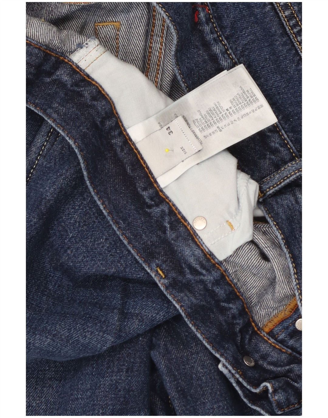 Jeans dritti da uomo Diesel W34 L28 cotone blu