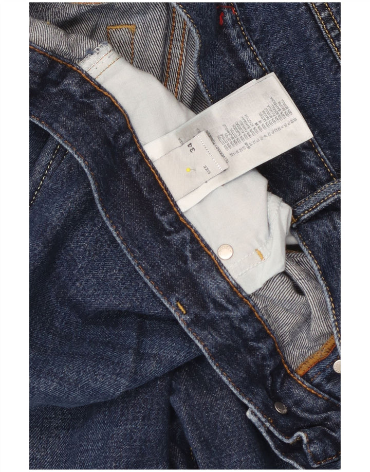 Jeans dritti da uomo Diesel W34 L28 cotone blu