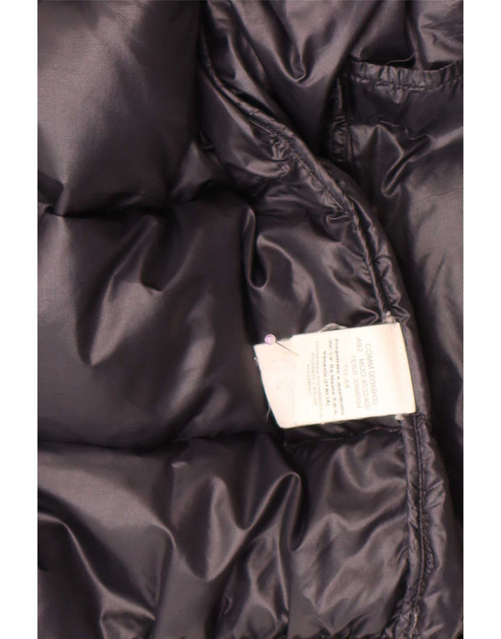 Piumino Donna Seventy con Cappuccio IT 44 Medium Nero Poliammide