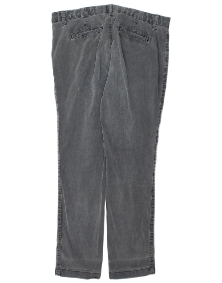 Pantaloni chino dritti da donna Gap US 8 medi W30 L27 cotone grigio