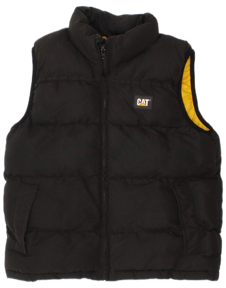 Gilet imbottito per ragazzi CAT 6-7 anni in poliestere nero
