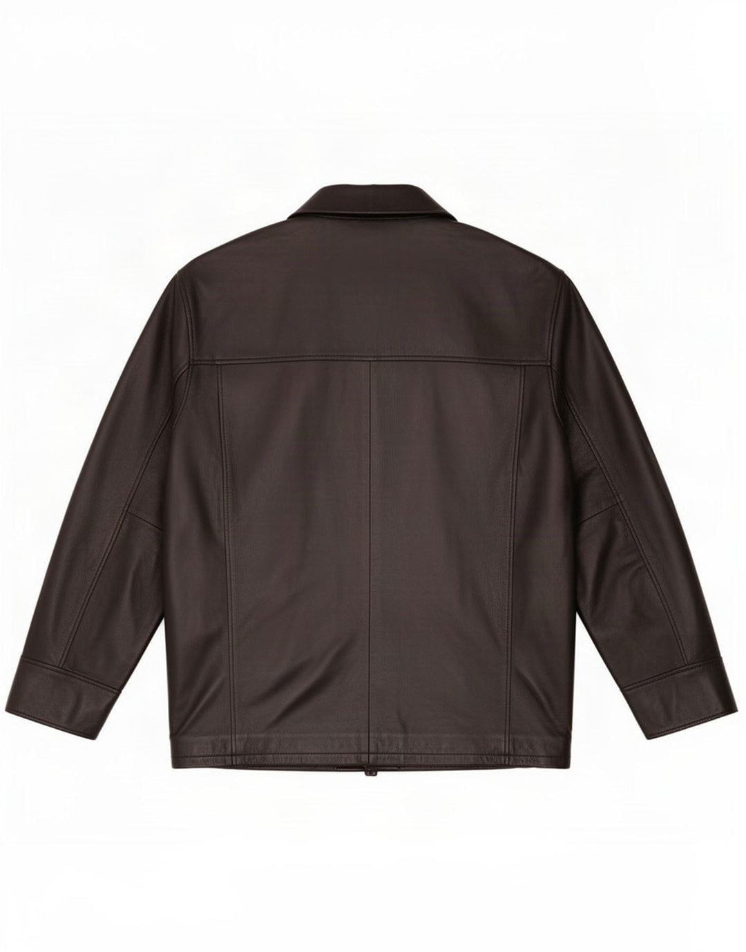 Giacca in pelle vintage da uomo UK 40 grande nera