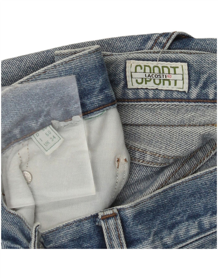 Jeans dritti da uomo LACOSTE W34 L34 Blu