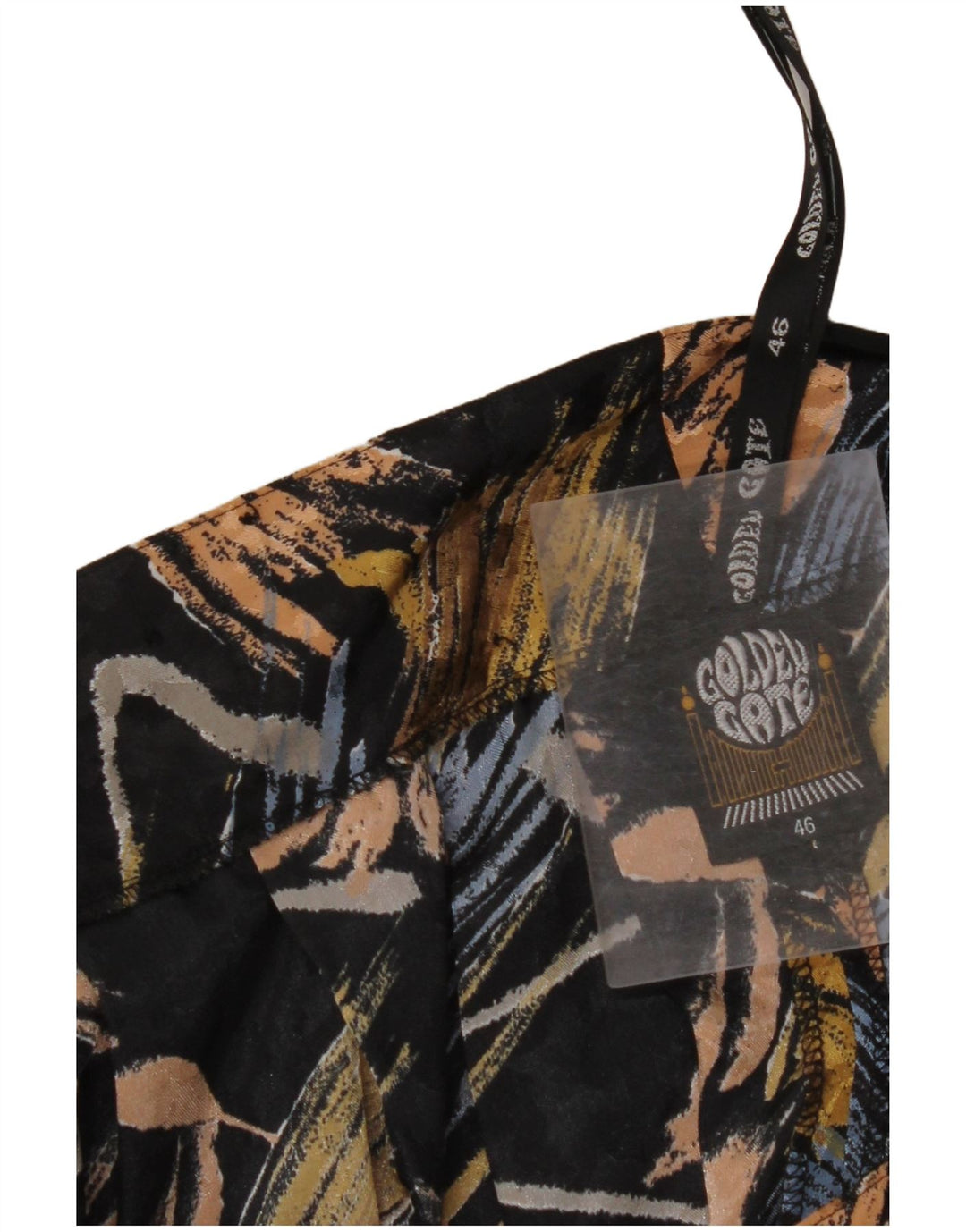 Pantaloni cropped a vita alta da donna GOLDEN GATE EU 46 XL W34 L20 Nero