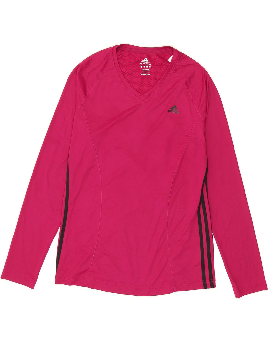 ADIDAS Womens Top Long Sleeve UK 22 XL Pink Polyester Vintage Adidas and Second-Hand Adidas from Messina Hembry 