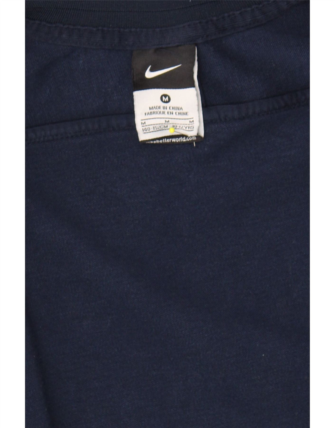 NIKE Boys Tracksuit Top Jacket 10-11 Years Medium Navy Blue Colourblock Vintage Nike and Second-Hand Nike from Messina Hembry 