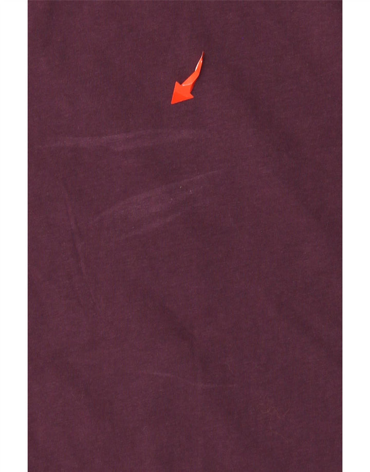 T-shirt grafica da donna Champion Top UK 6 XS cotone viola