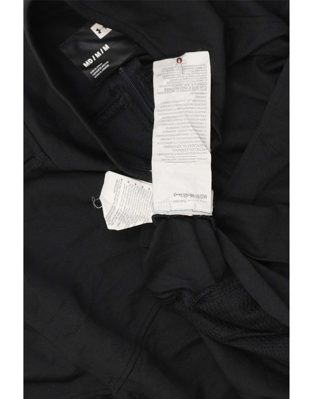 Giacca da tuta da uomo Under Armour in poliestere nero medio