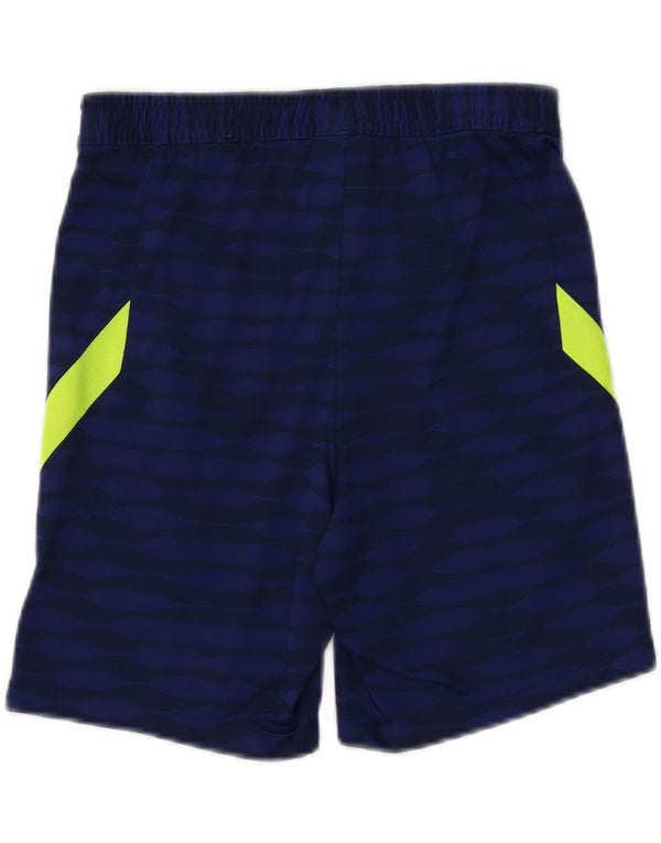 Pantaloncini sportivi Nike Dri Fit Graphic Slim Fit da uomo piccoli color block blu navy