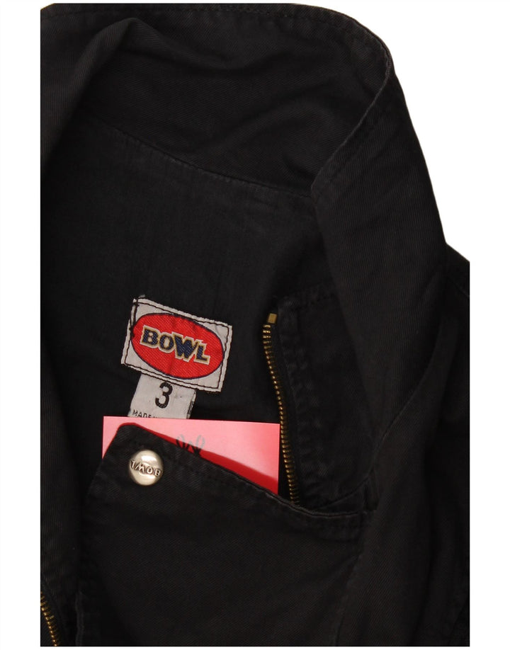 Giubbotto bomber da uomo vintage UK 40 grande cotone nero
