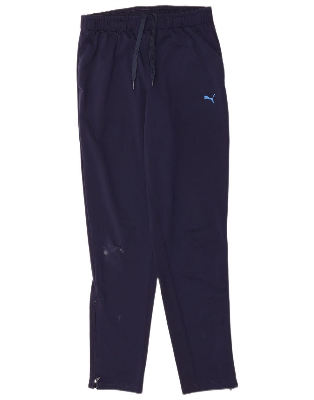 Pantaloni della tuta da ragazzo Puma 13-14 anni in poliestere blu navy