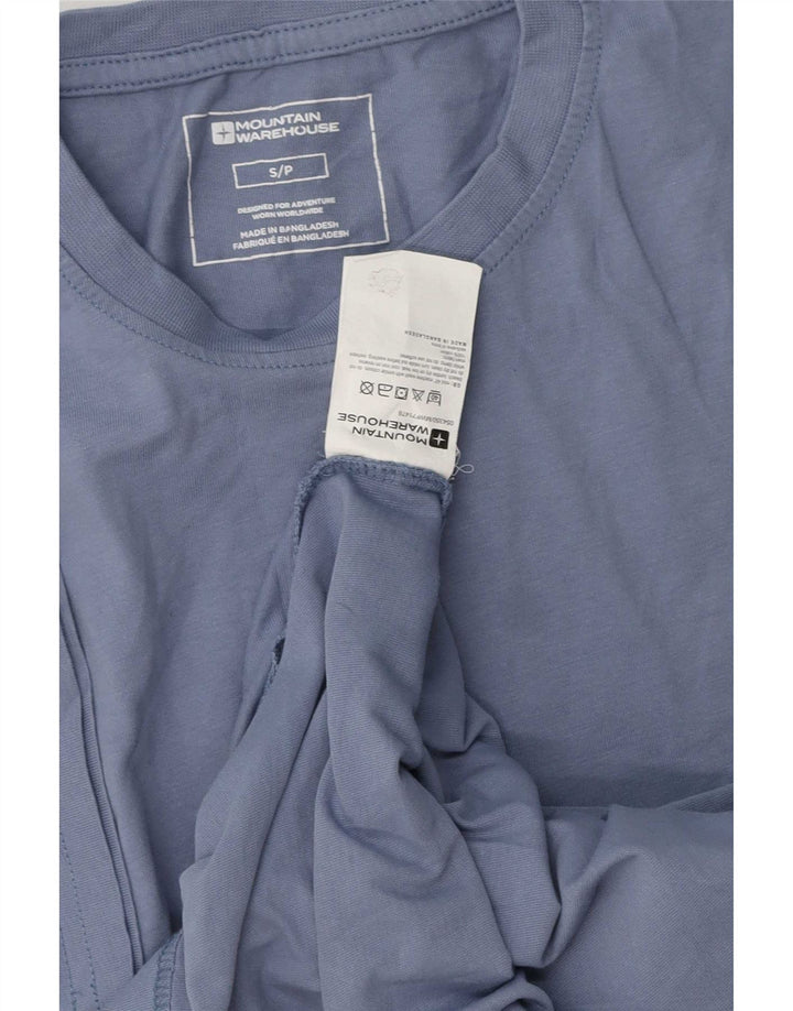 T-shirt da uomo Mountain Warehouse Top piccola in cotone blu