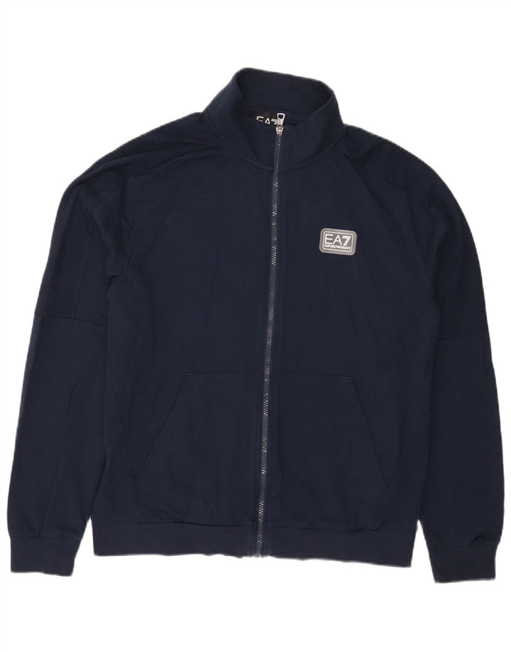 Giacca da tuta da uomo Emporio Armani blu navy medio