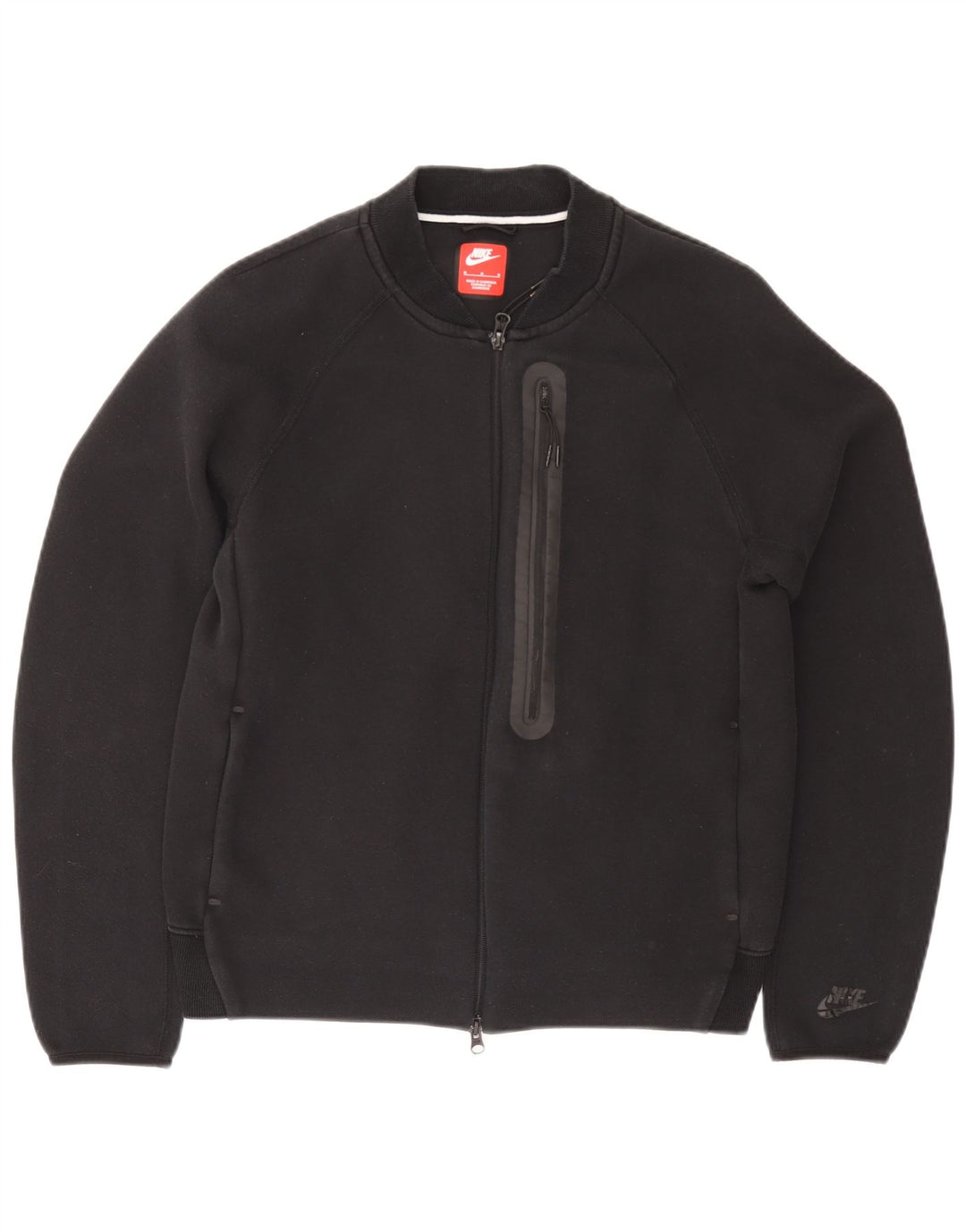 Giacca da ginnastica da uomo Nike, giacca media, in cotone nero